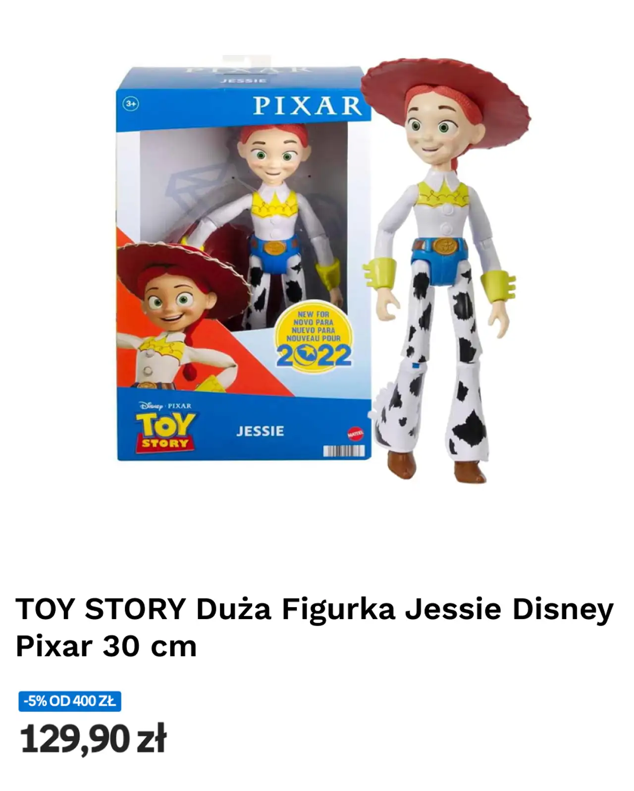 TOY STORY Duża Figurka Jessie Disney Pixar 30 cm