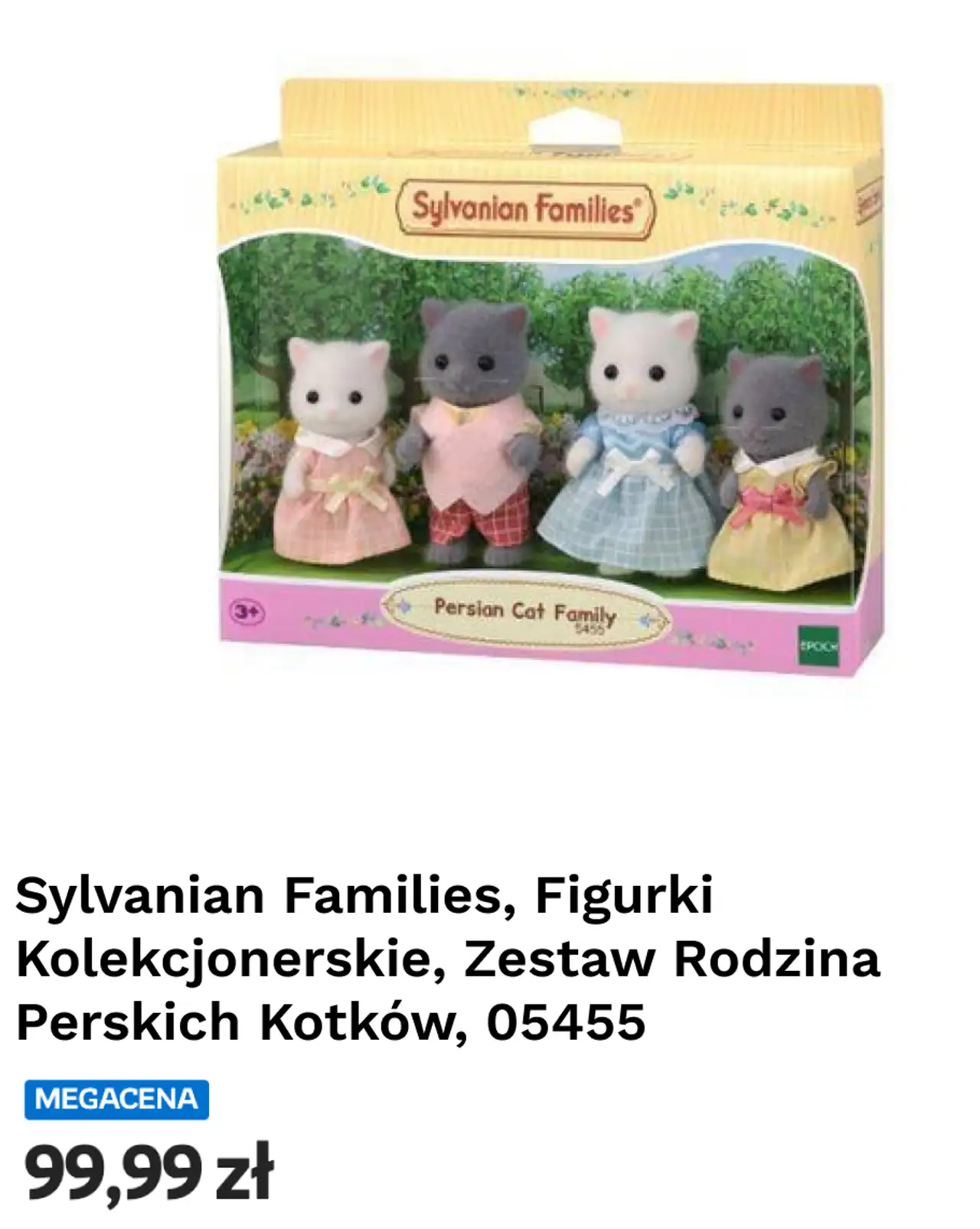 Sylvanian Families, Figurki Kolekcjonerskie, Zestaw Rodzina Perskich Kotków, 05455