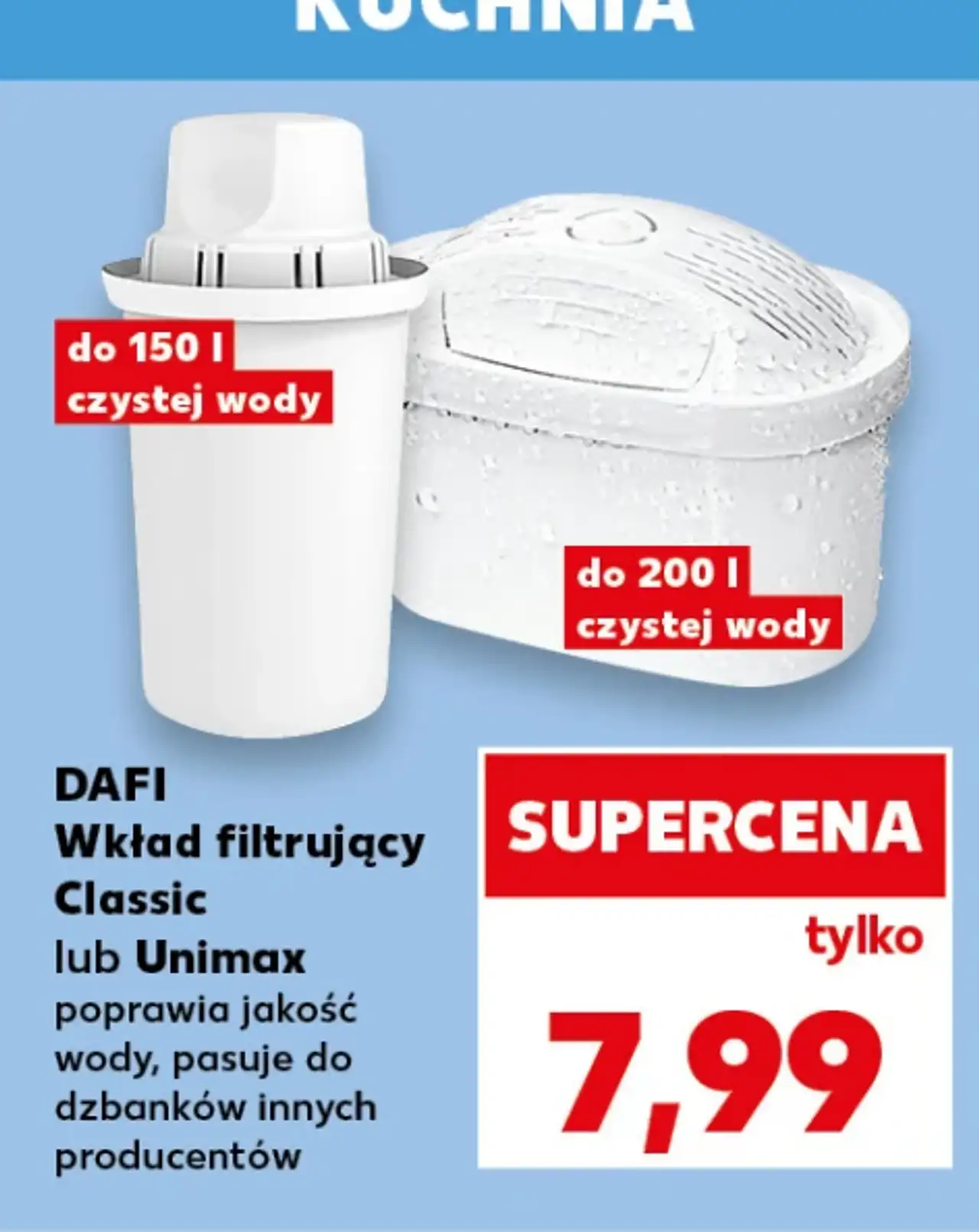 Dafi Wkład filtrujący Classic lub Unimax