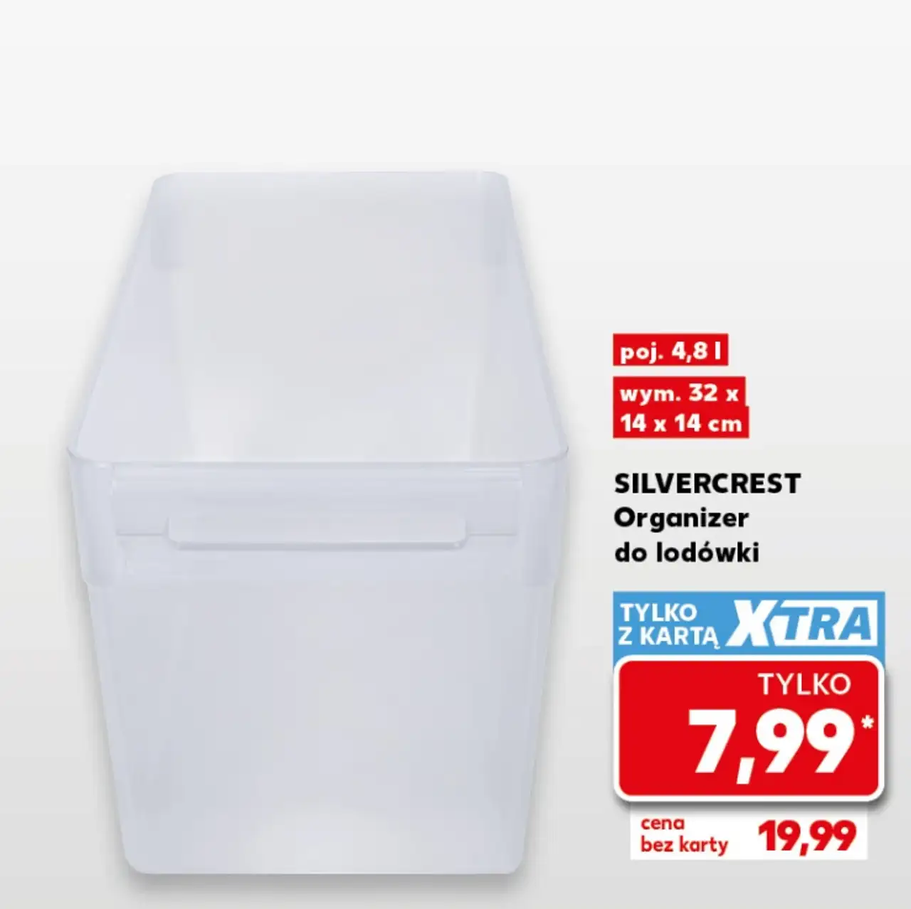 SILVERCREST Organizer do lodówki poj. 4,8 l