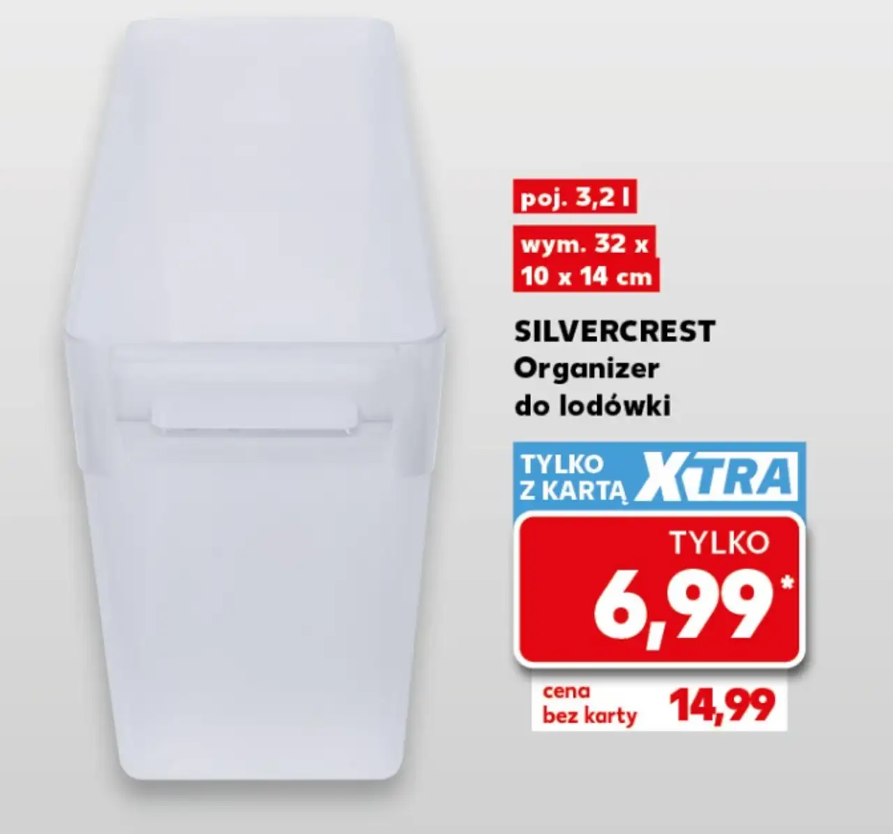SILVERCREST Organizer do lodówki poj. 3,2 l