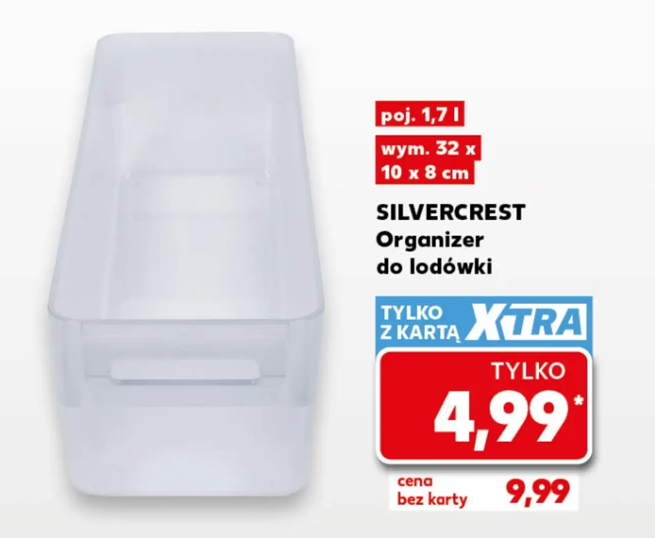 SILVERCREST Organizer do lodówki poj. 1,7 l