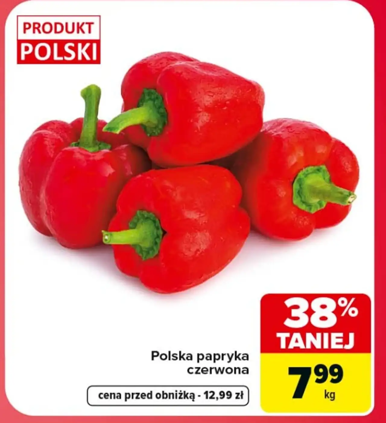 Polska papryka czerwona