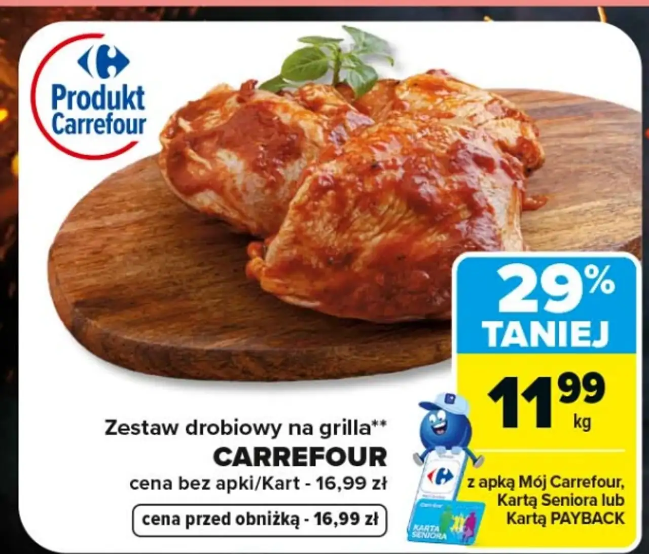 Zestaw drobiowy na grilla Carrefour