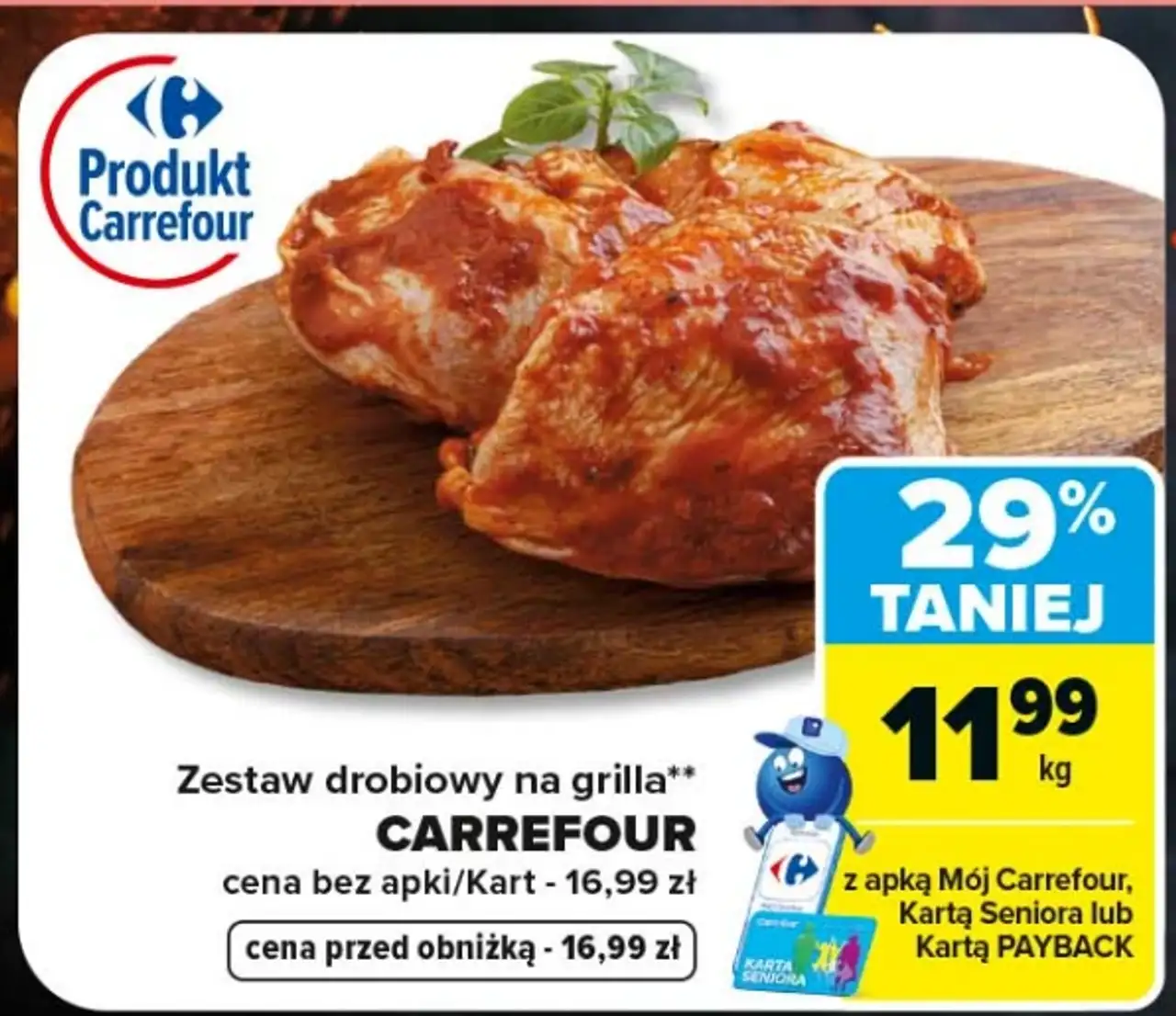 Zestaw drobiowy na grilla Carrefour