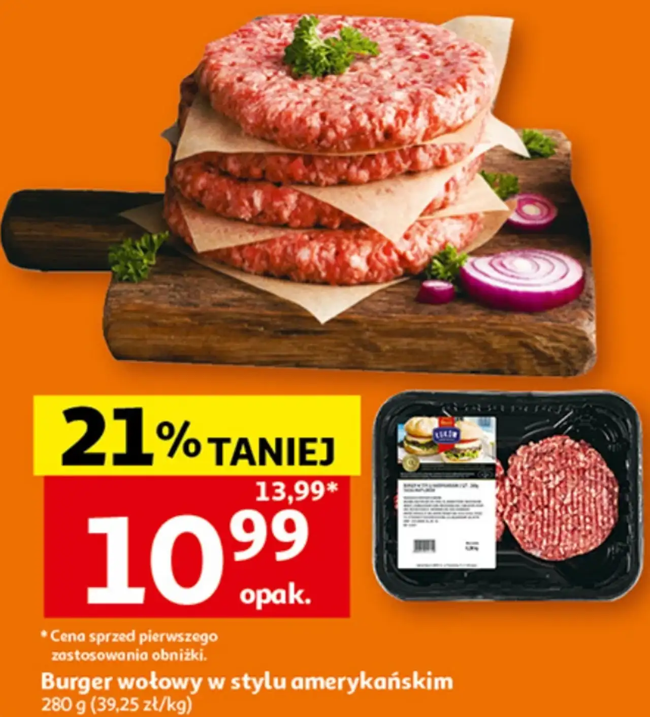 Burger wołowy w stylu amerykańskim