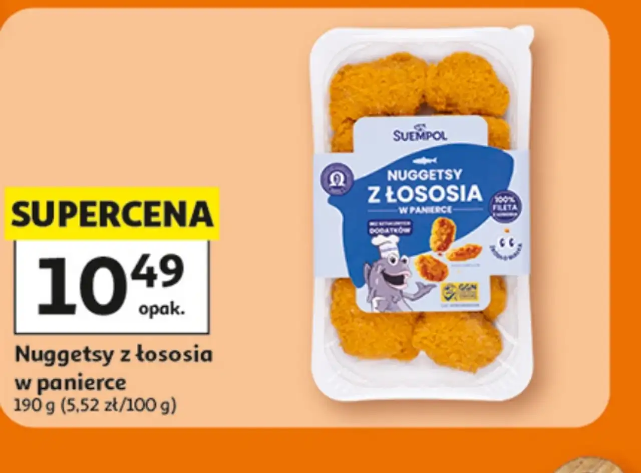 Nuggetsy z łososia w panierce Suempol