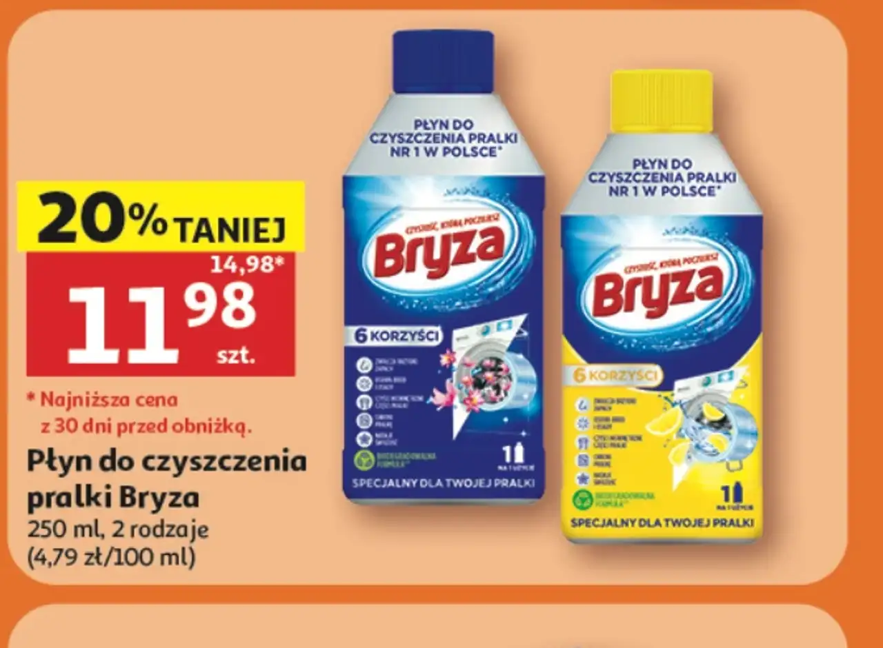Płyn do czyszczenia pralki Bryza