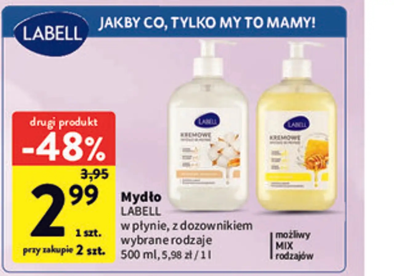 Labell Mydło w płynie, z dozownikiem