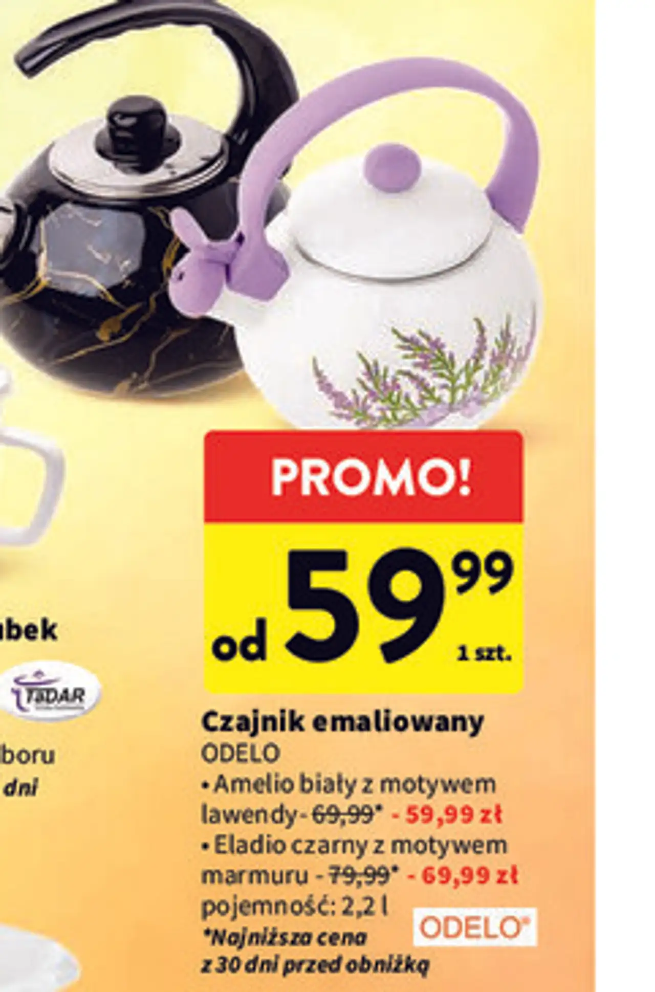 Czajnik emaliowany ODELO