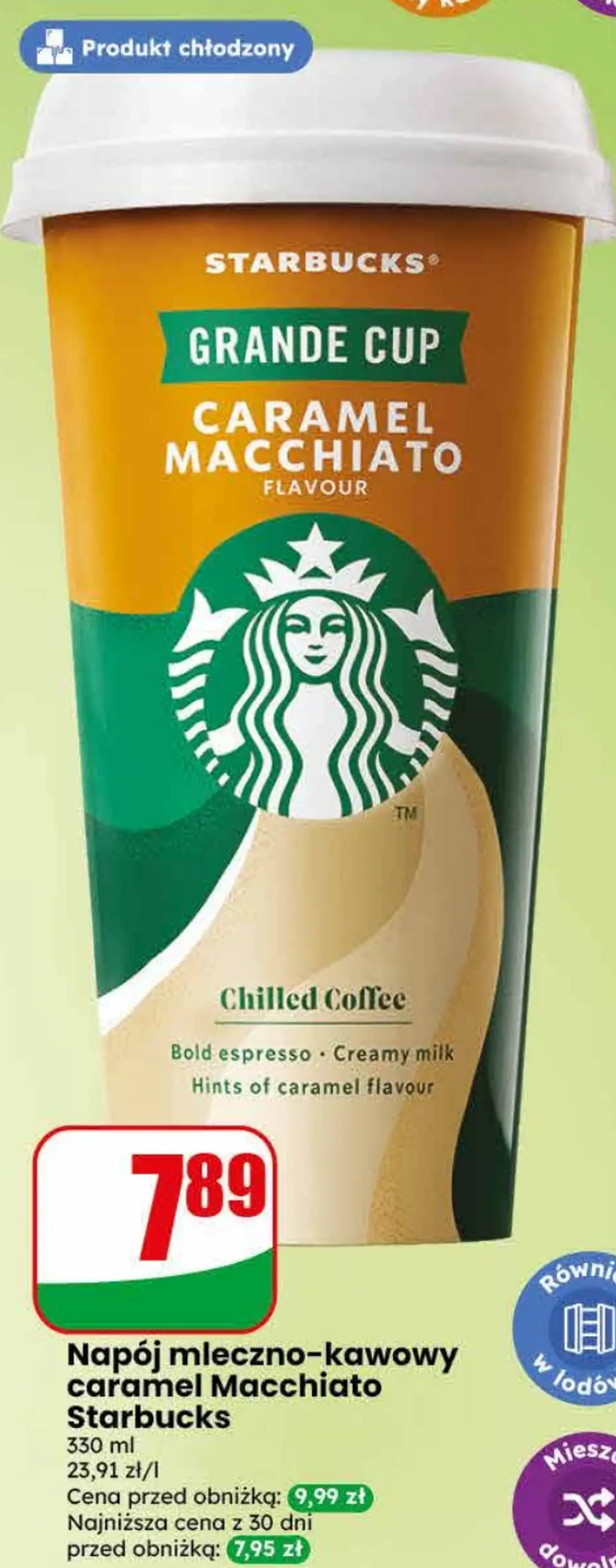 Napój mleczno-kawowy caramel Macchiato Starbucks