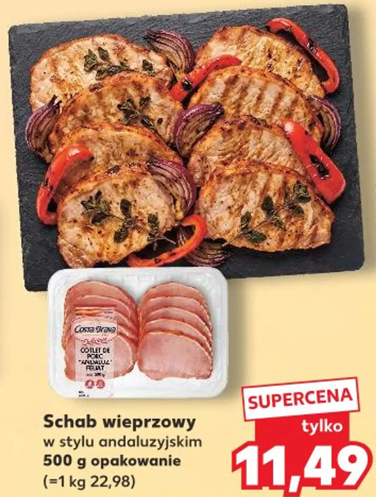 Costa Brava Schab wieprzowy w stylu andaluzyjskim