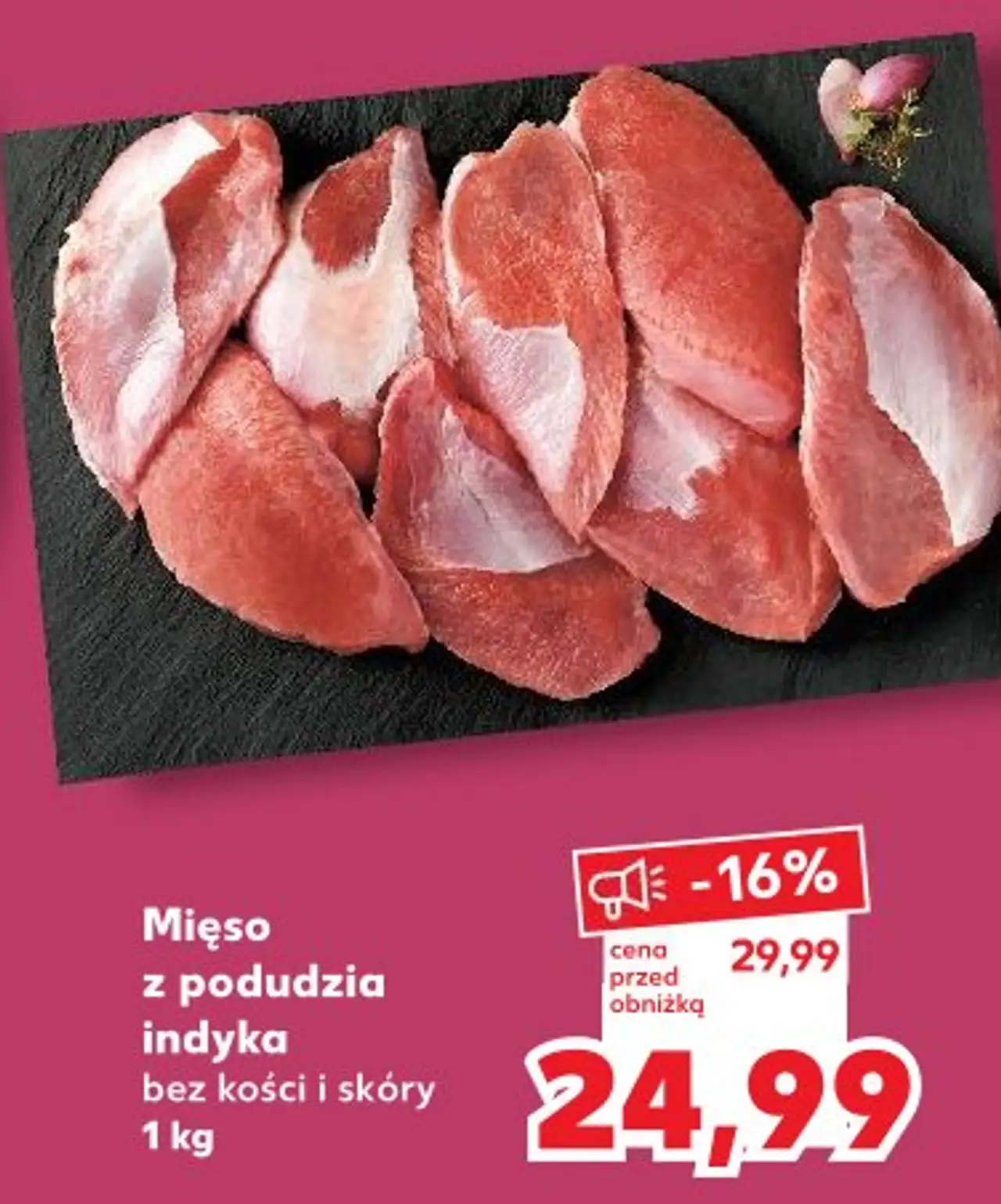 Mięso z podudzia indyka bez kości i skóry