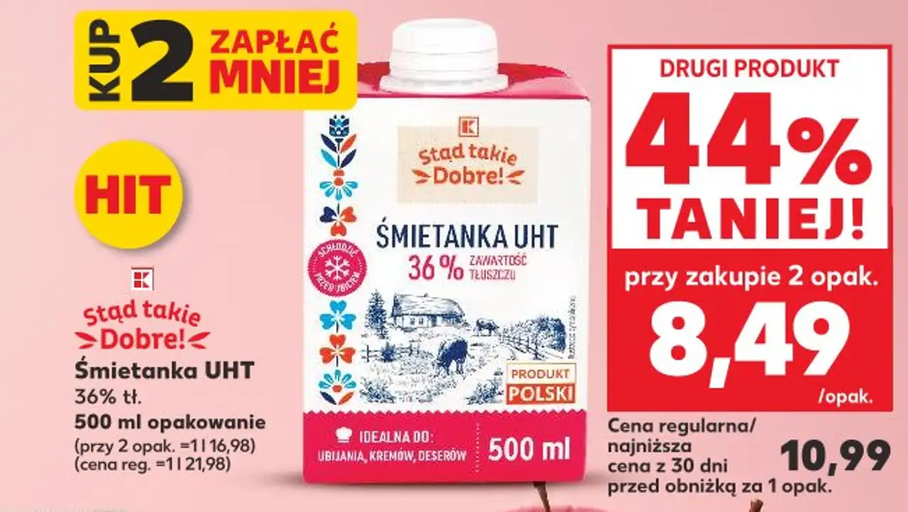 Stad takie Dobre! Śmietanka UHT 36%