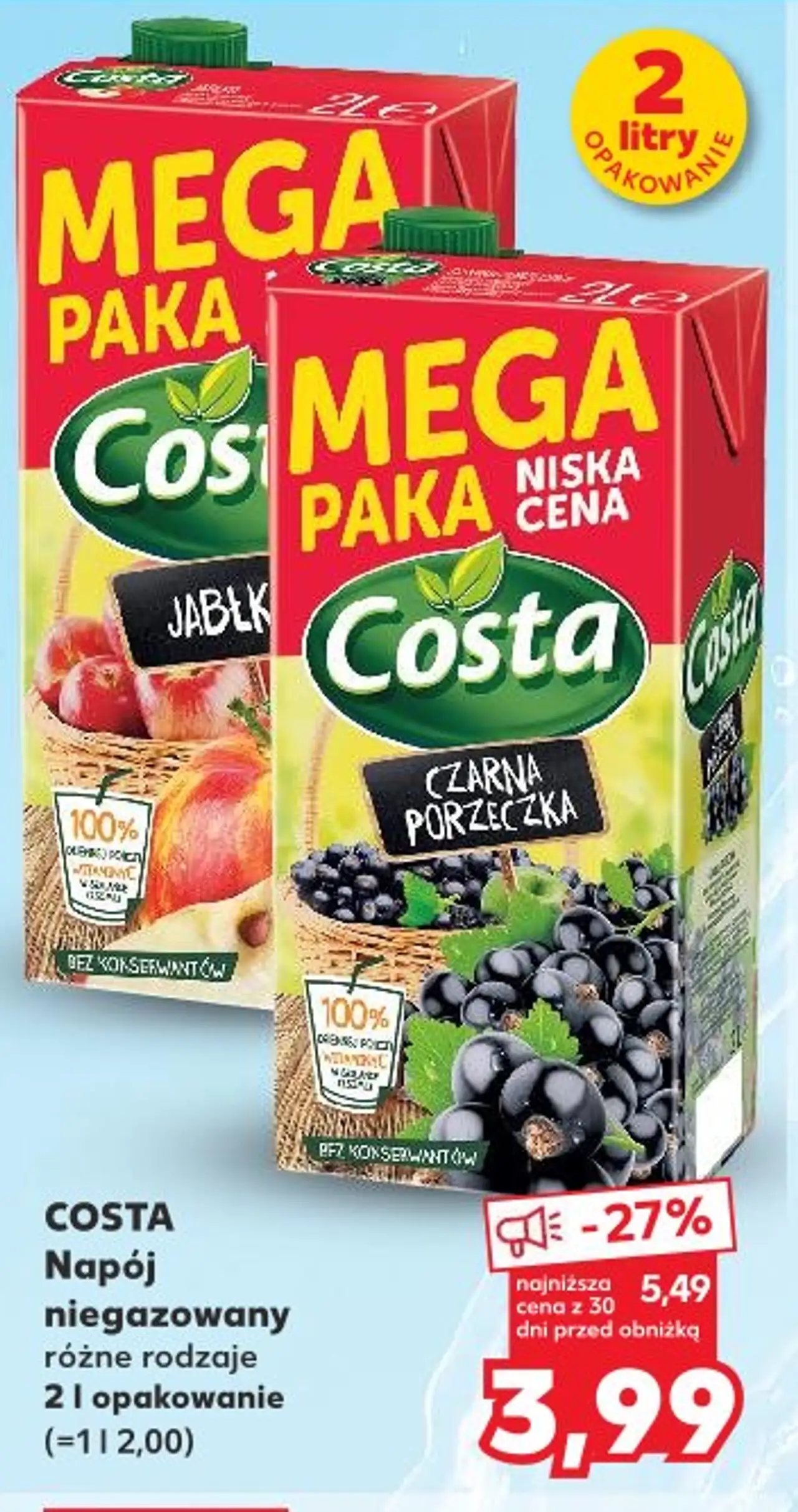 Costa Napój niegazowany