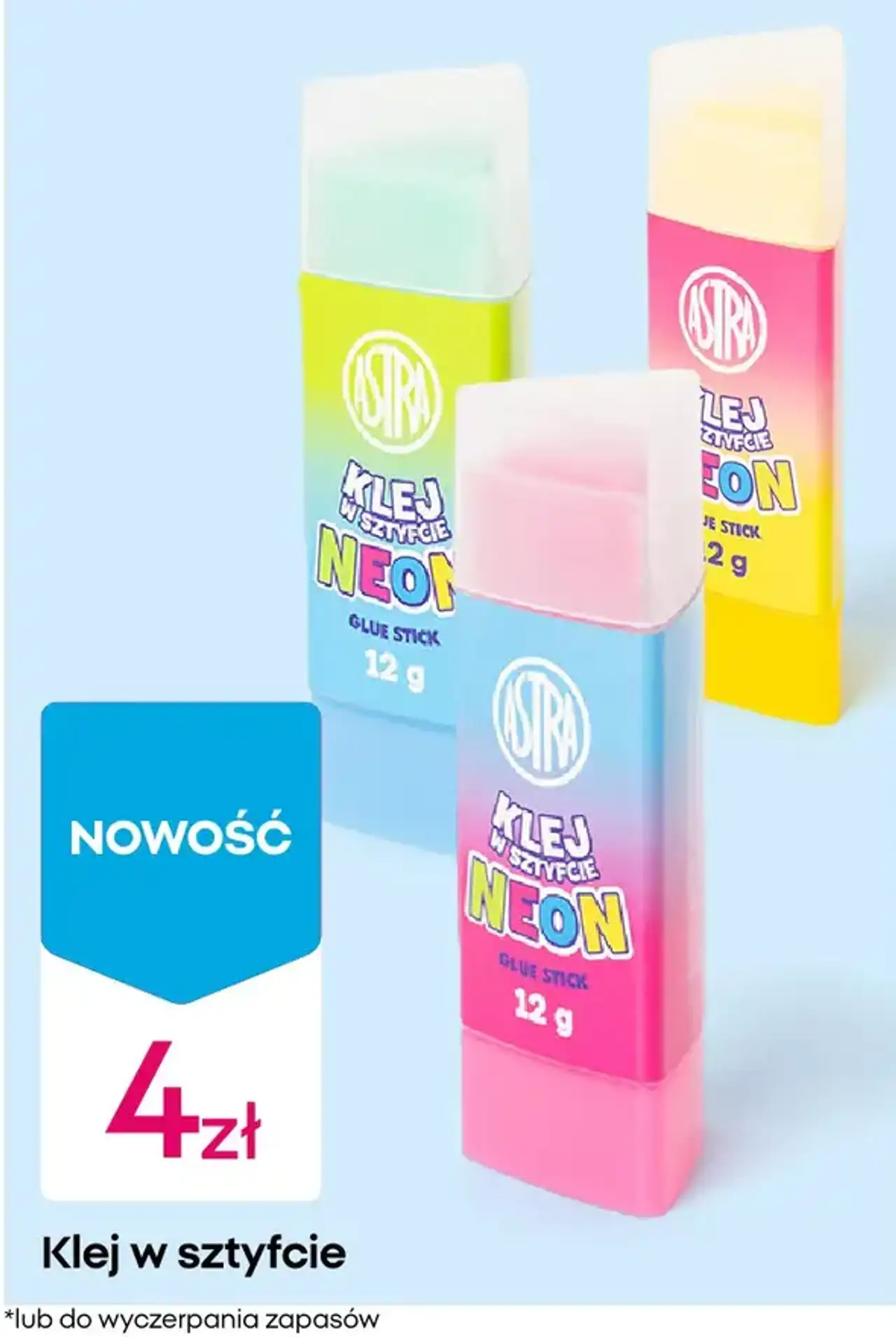 Klej w sztyfcie Neon Astra