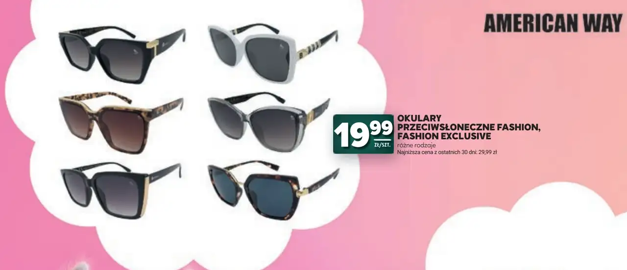 Okulary przeciwsłoneczne Fashion, Fashion Exclusive American Way