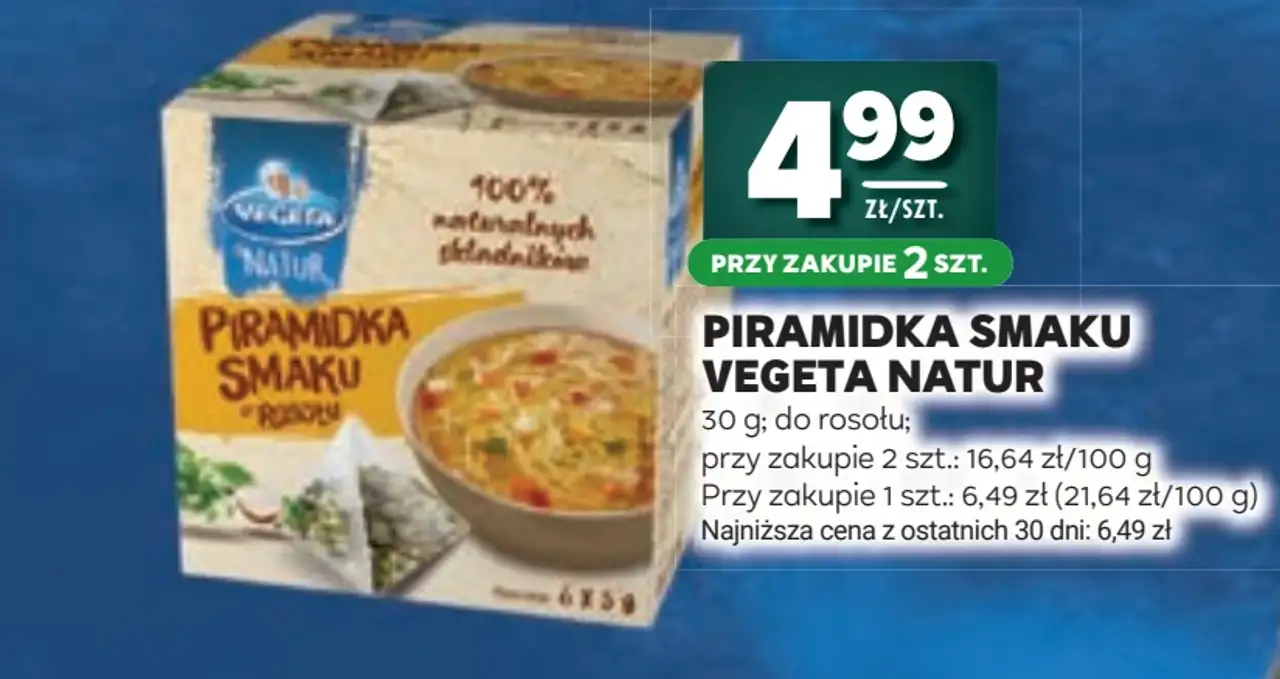 Piramidka Smaku Vegeta Natur