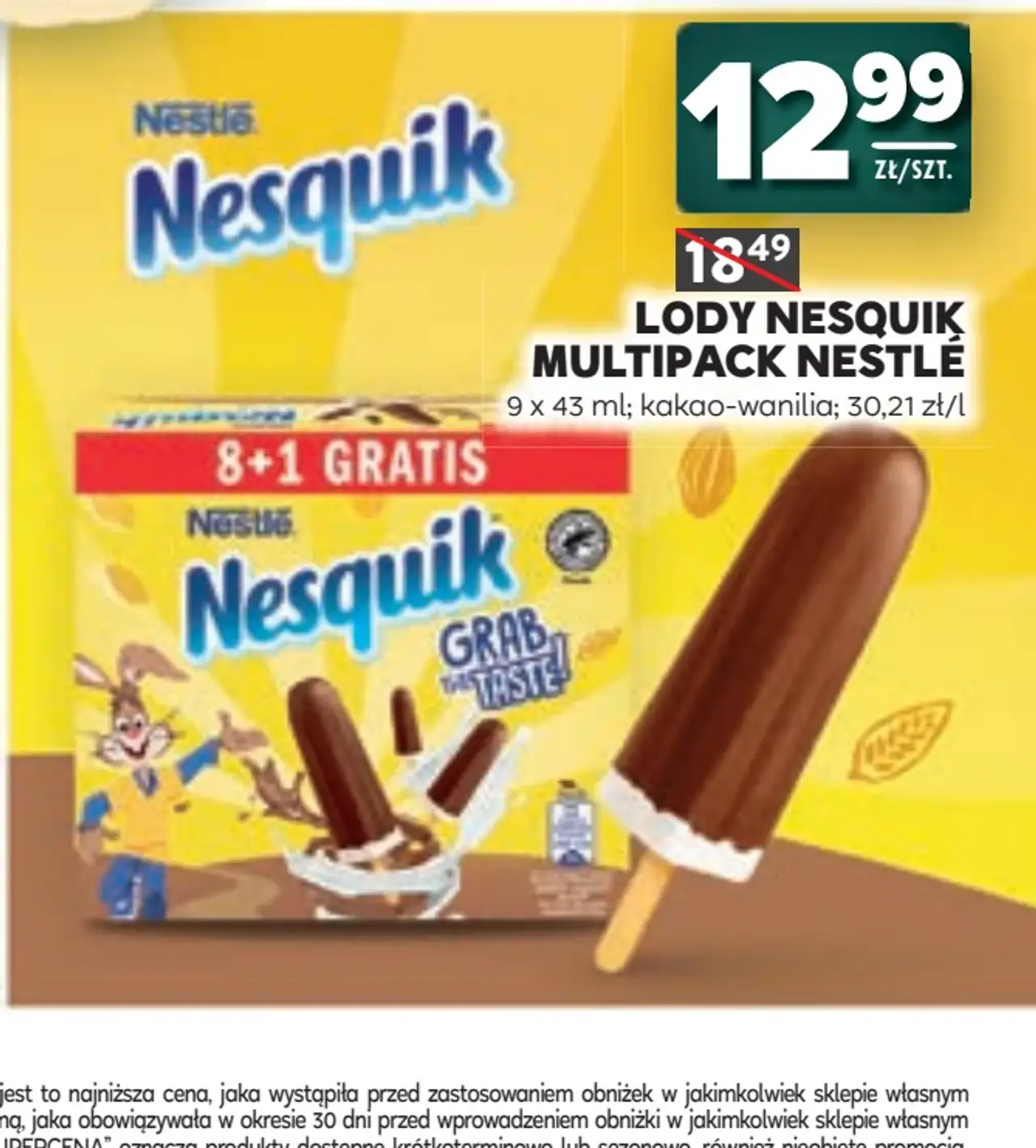 Lody Nesquik Multipack Nestlé