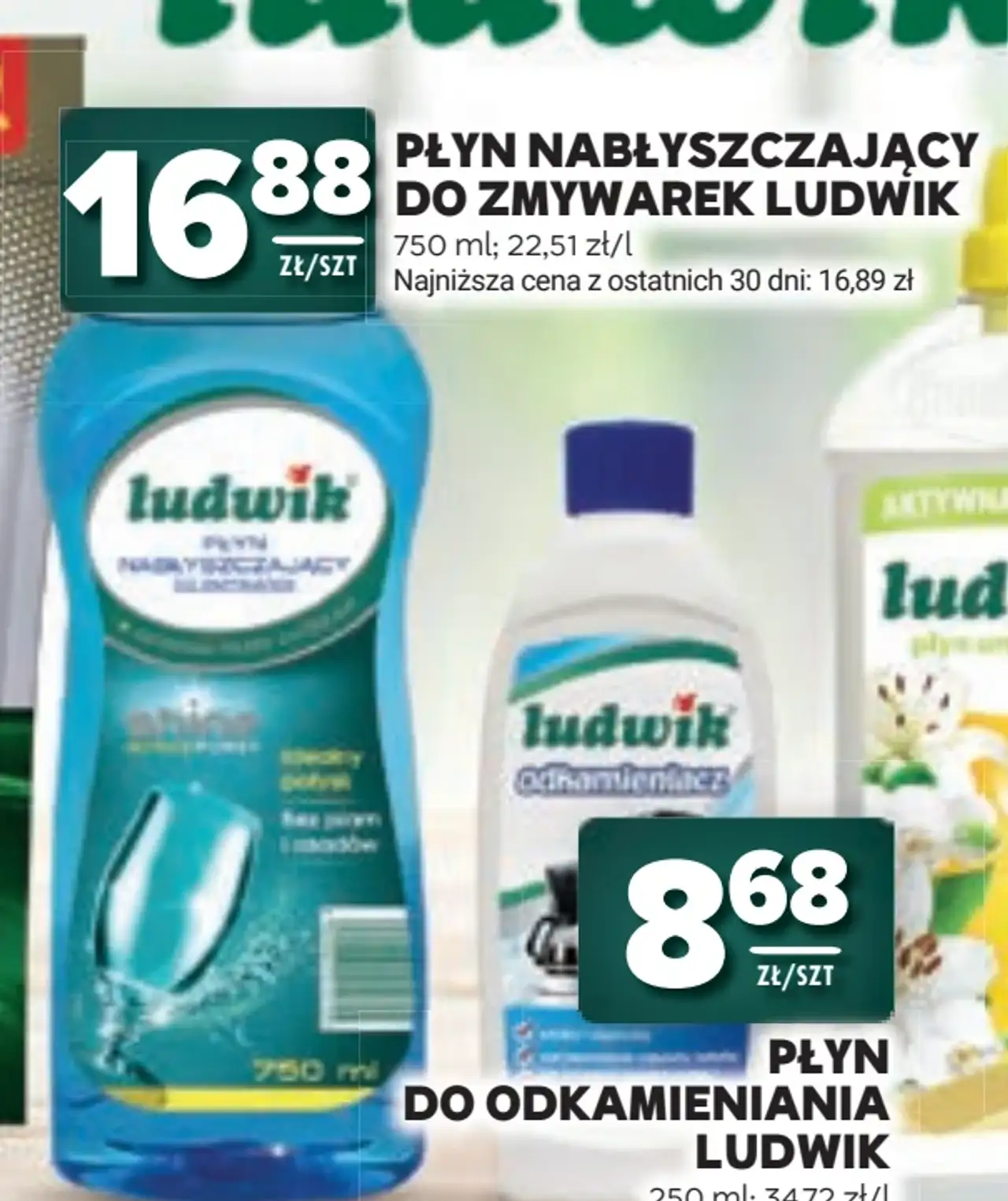 Płyn nabłyszczający do zmywarek Ludwik