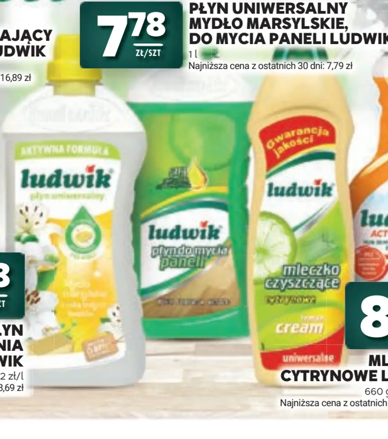 Płyn uniwersalny / Płyn do mycia paneli / Płyn do zatłuszczonych powierzchni Ludwik