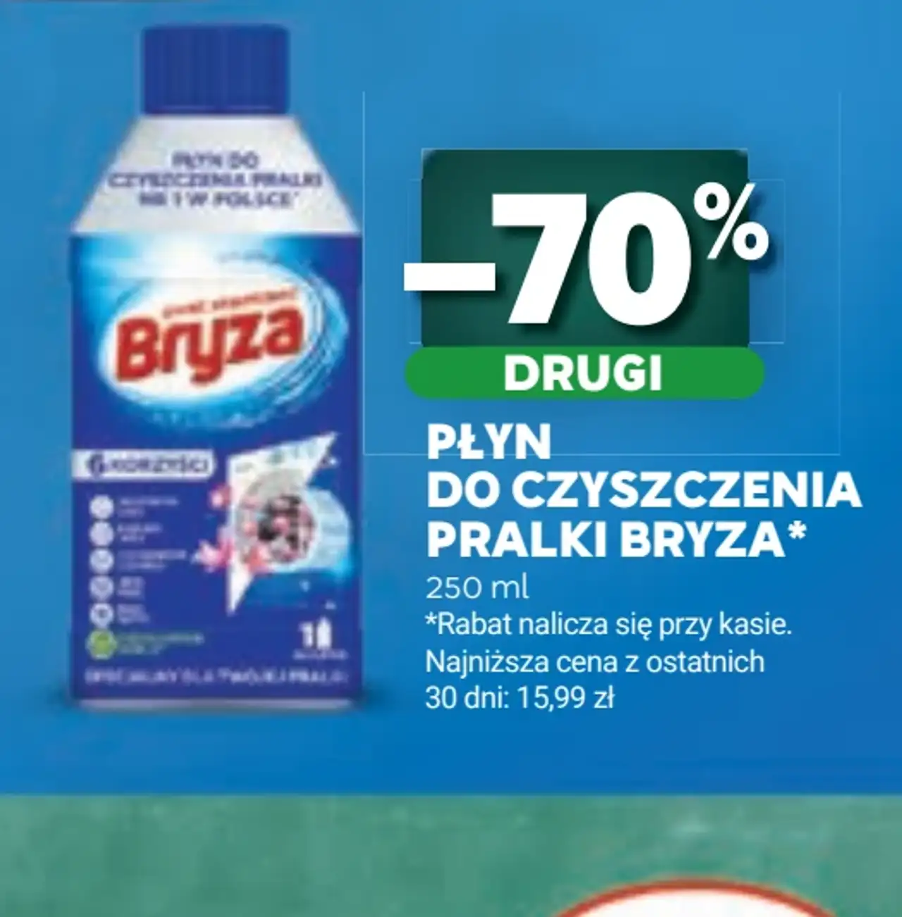 Płyn do czyszczenia pralek Bryza
