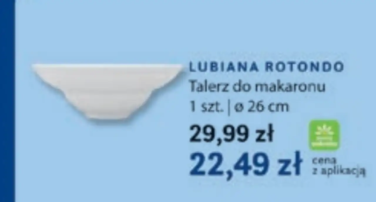 LUBIANA ROTONDO Talerz do makaronu 1 szt. | o 26 cm