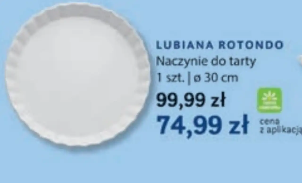 LUBIANA ROTONDO Naczynie do tarty 1 szt. | o 30 cm