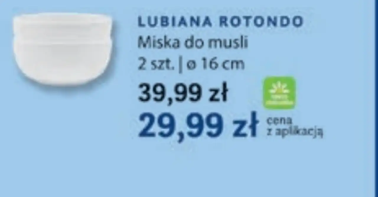 LUBIANA ROTONDO Miska do musli 2 szt. | o 16 cm