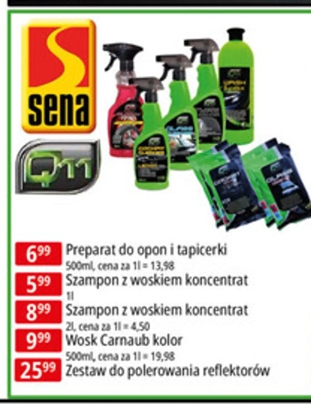 Sena Q11 Kosmetyki samochodowe