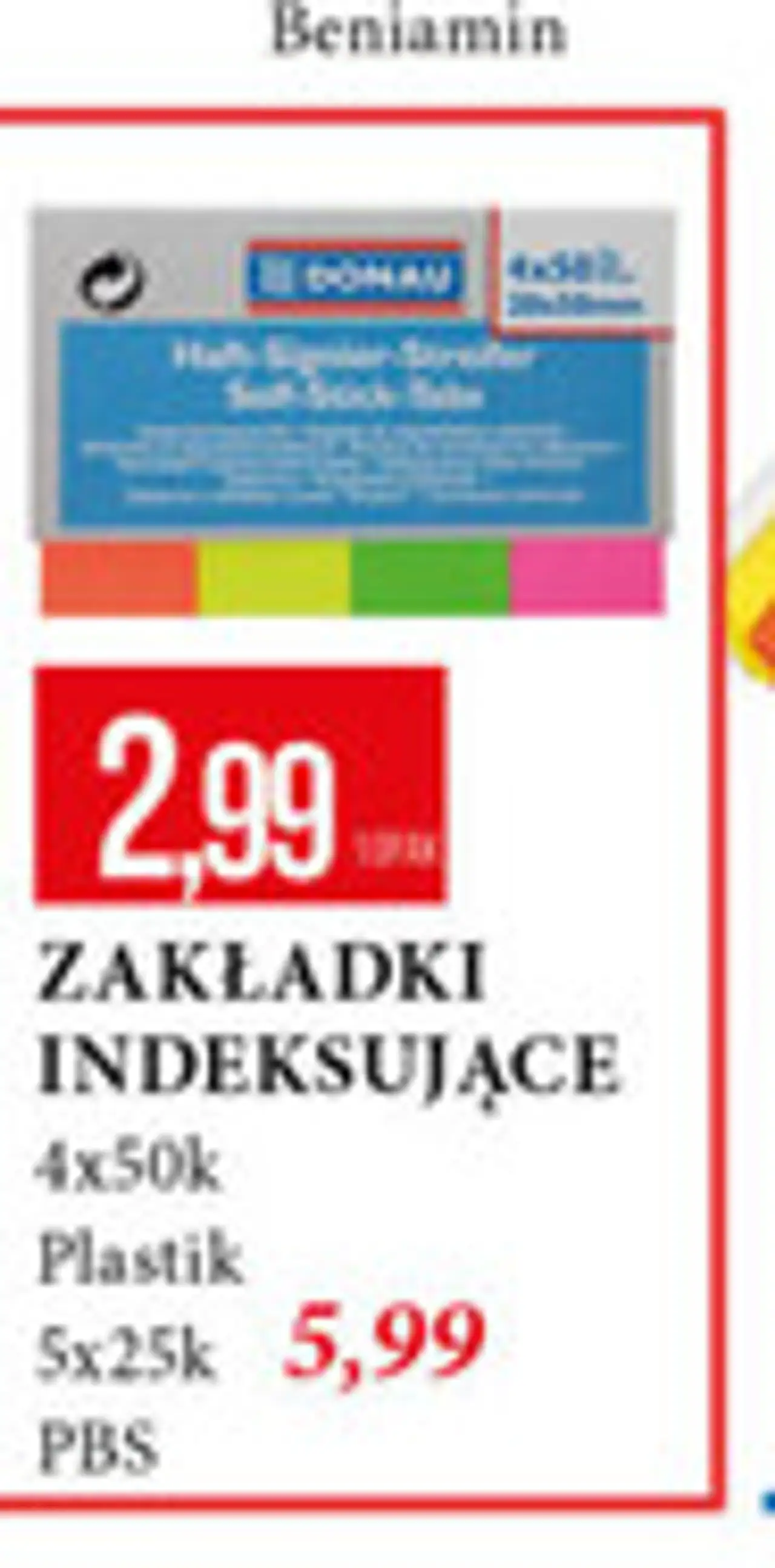 Zakładki indeksujące