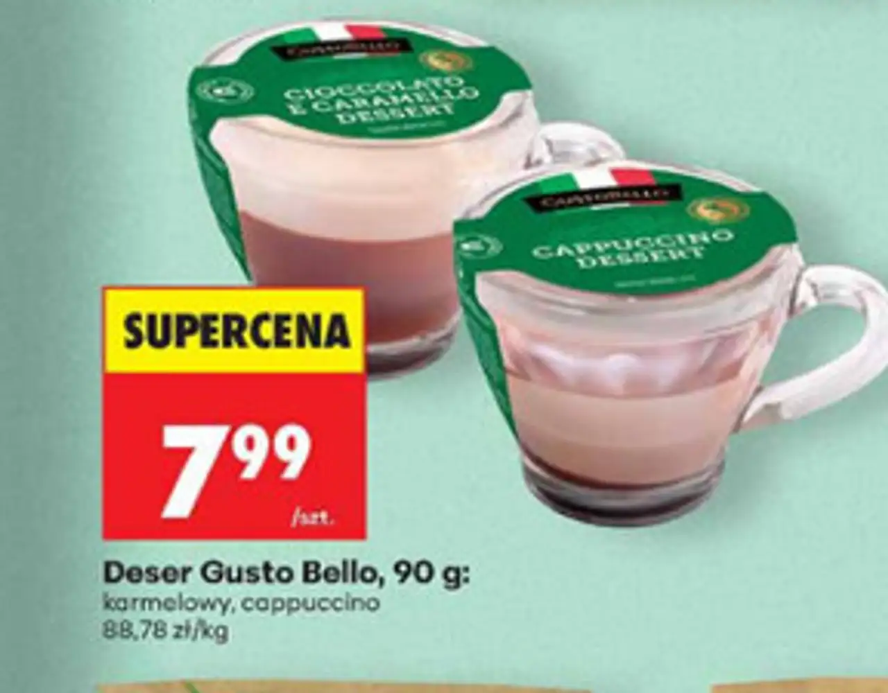 Deser Gusto Bello (karmelowy, cappuccino)