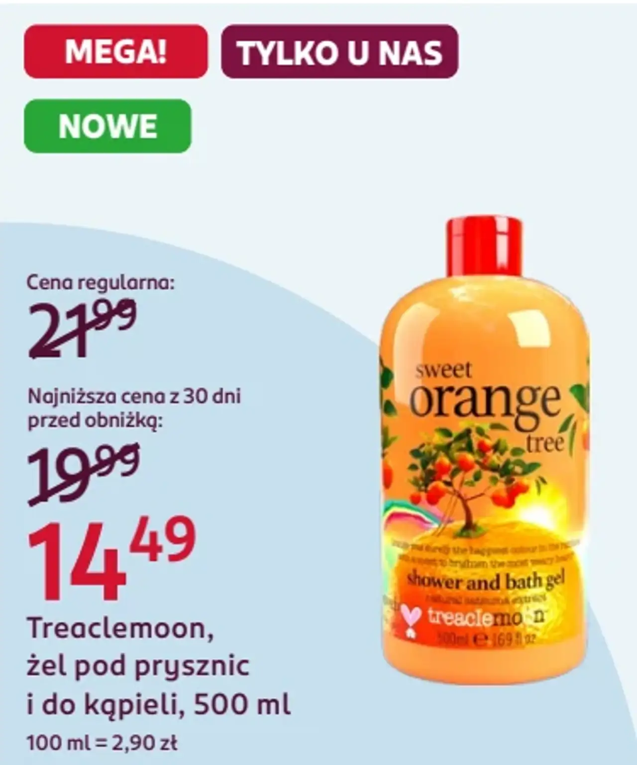 Treaclemoon żel pod prysznic i do kąpieli