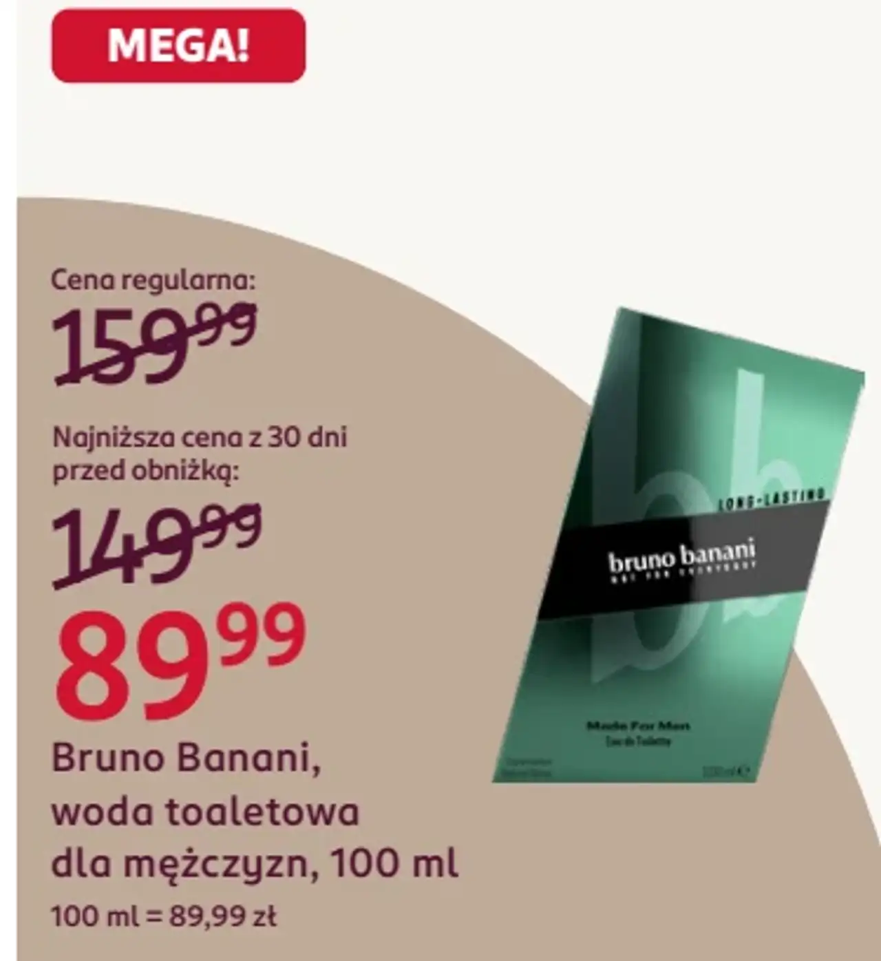 Bruno Banani Made For Men woda toaletowa dla mężczyzn