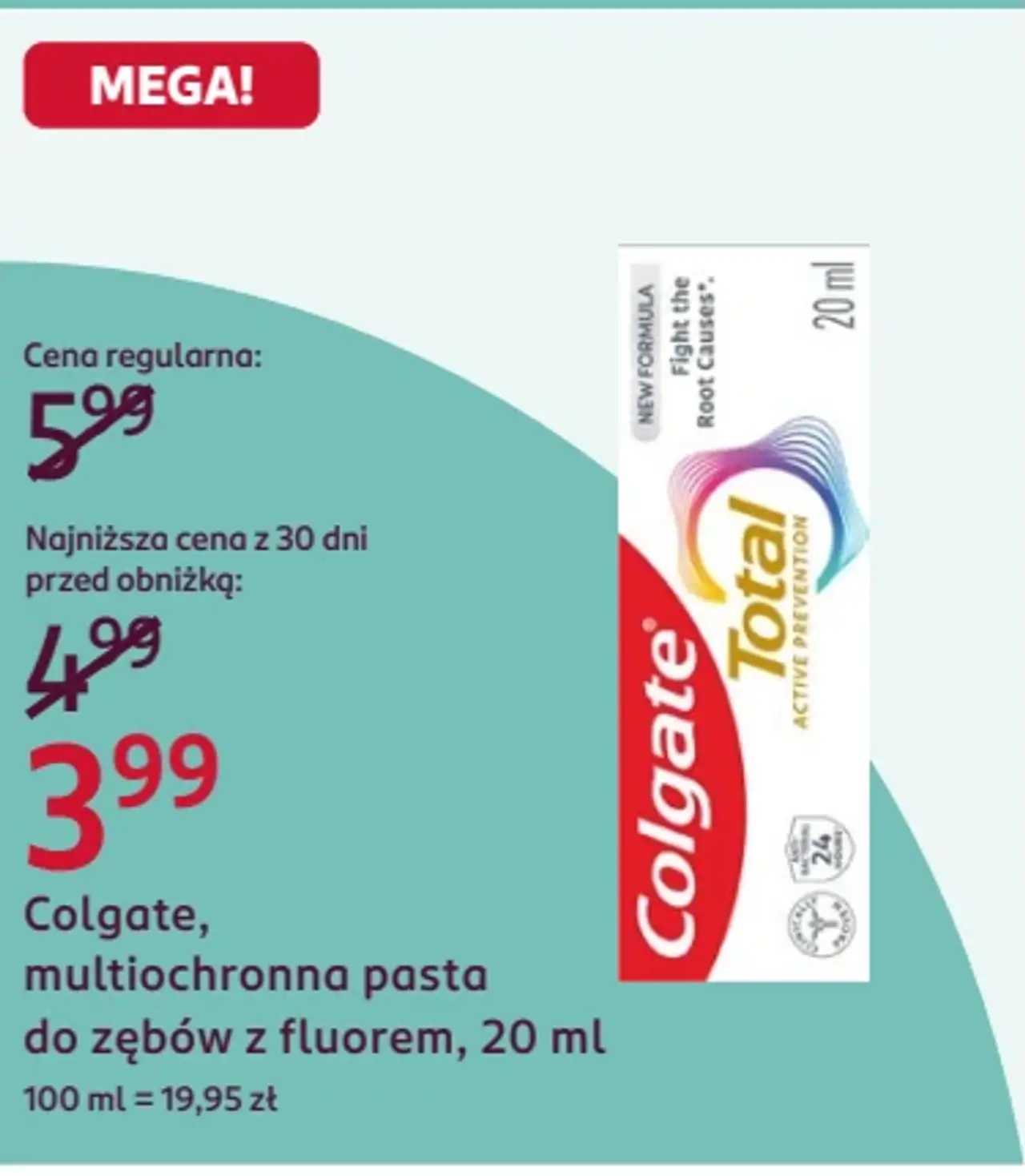 Colgate Total Active Prevention multiochronna pasta do zębów z fluorem