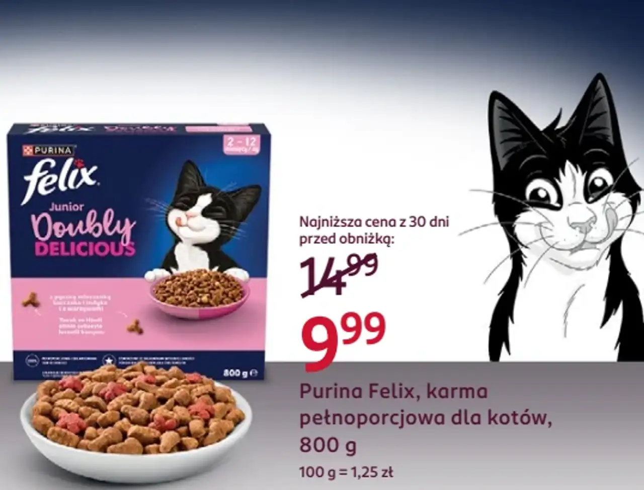 Purina Felix Doubly Delicious karma pełnoporcjowa dla kotów