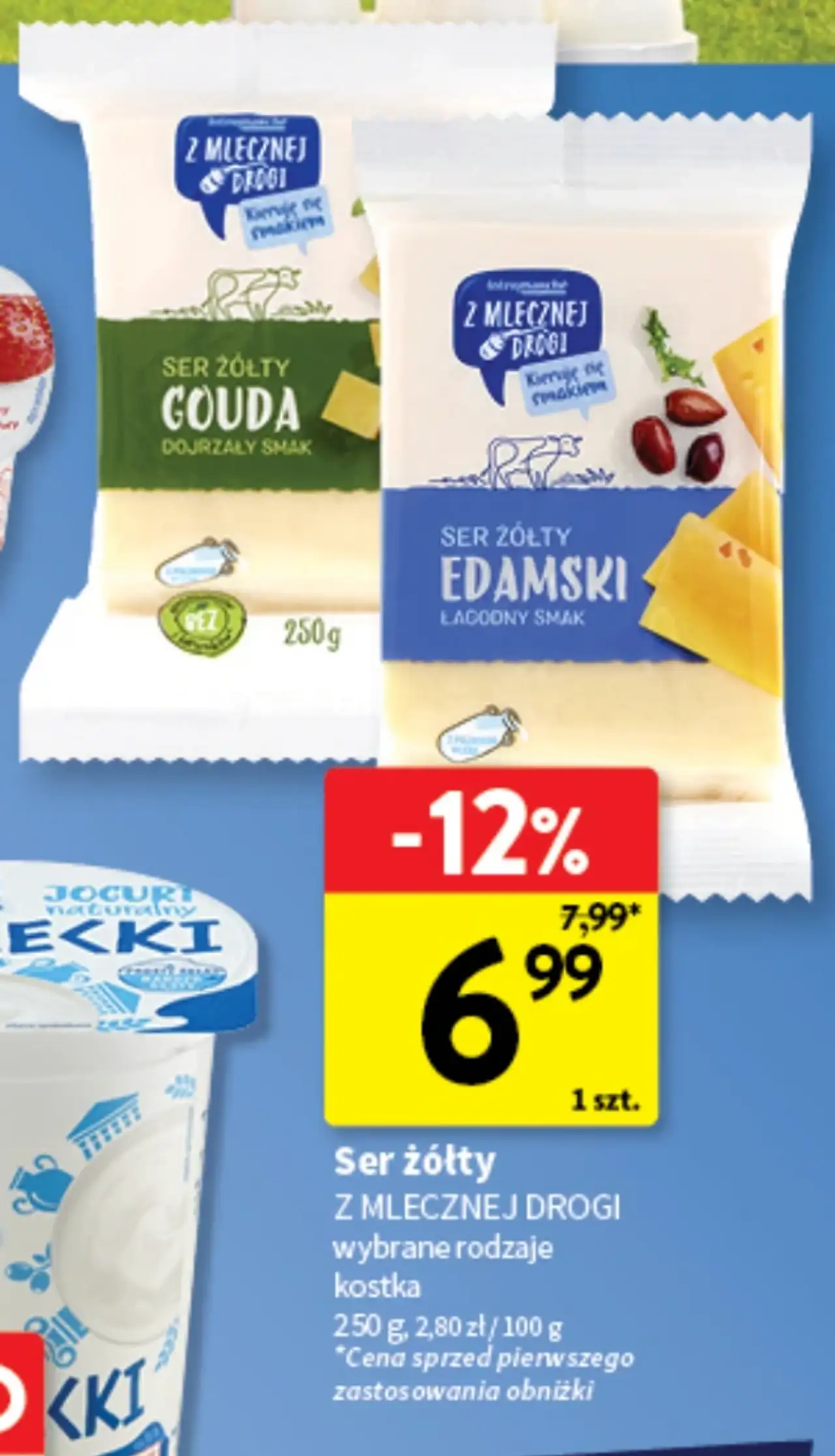 Ser żółty Gouda / Edamski Z Mlecznej Drogi