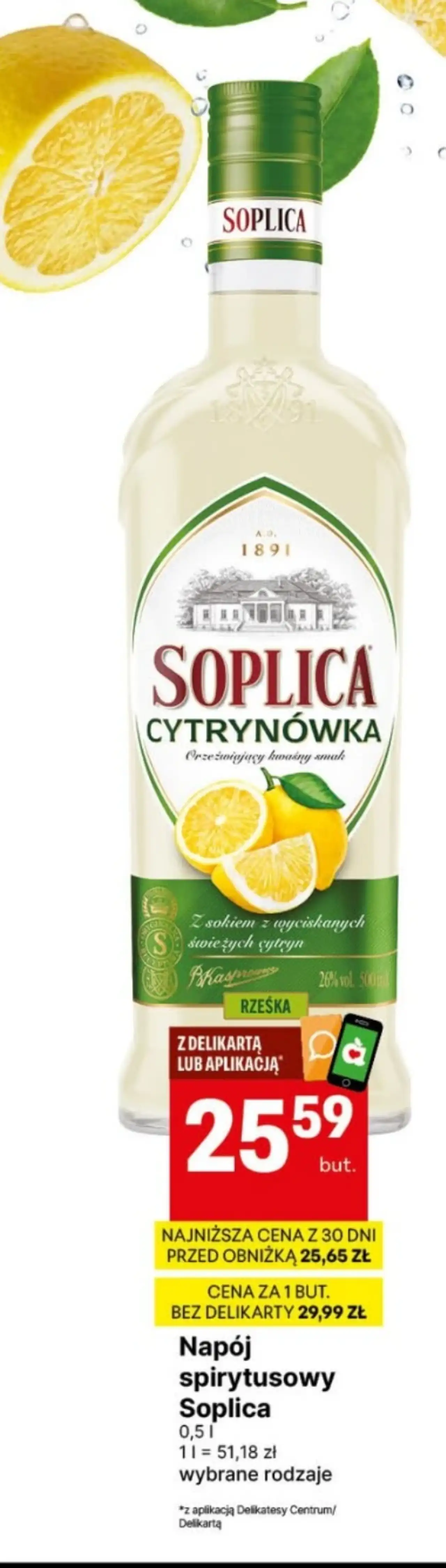 Napój spirytusowy Soplica