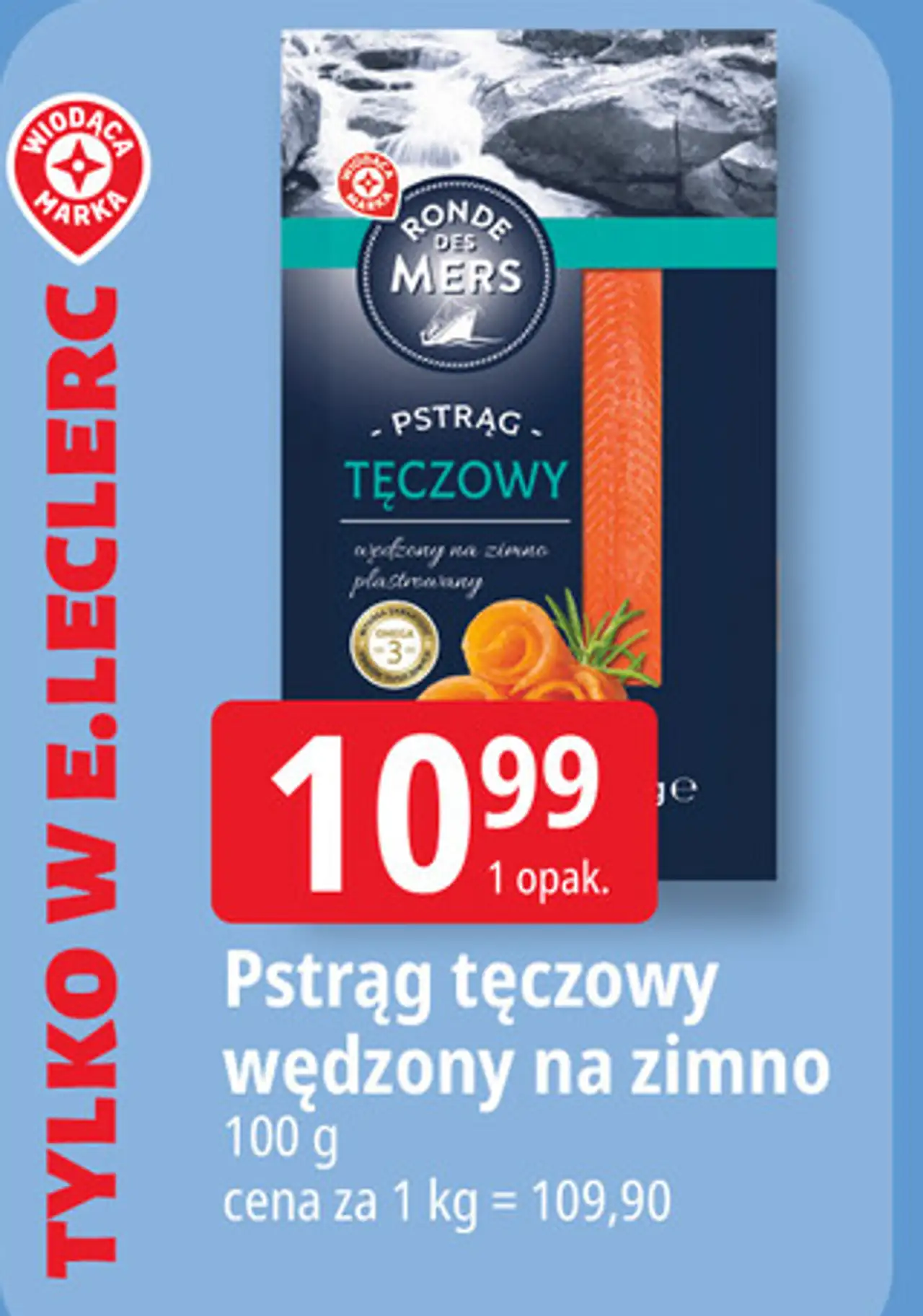 Pstrąg tęczowy wędzony na zimno Ronde des Mers