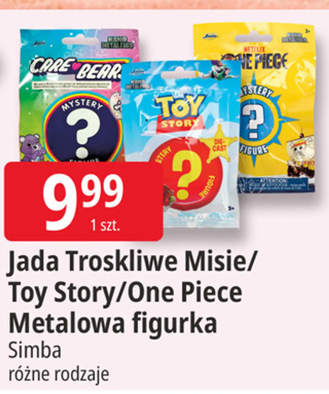 Jada Troskliwe Misie / Toy Story / One Piece Metalowa figurka Simba