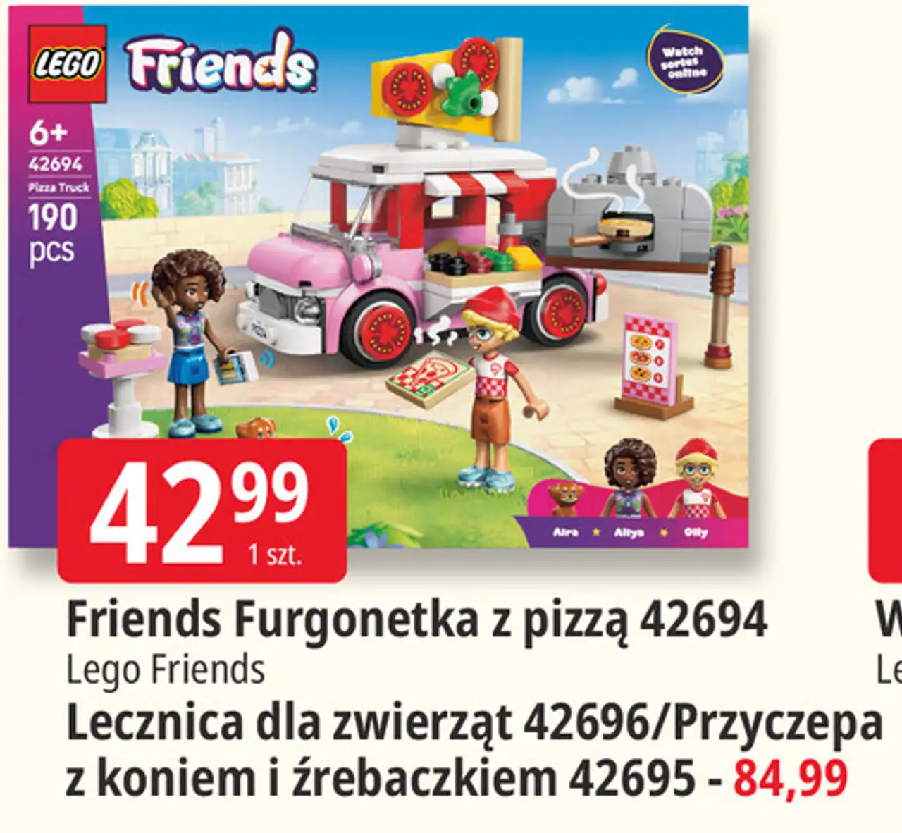 Friends Furgonetka z pizzą 42694 Lego Friends