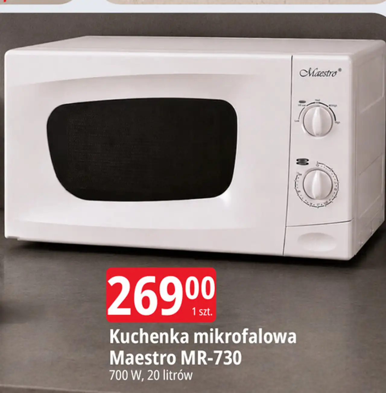 Kuchenka mikrofalowa Maestro MR-730