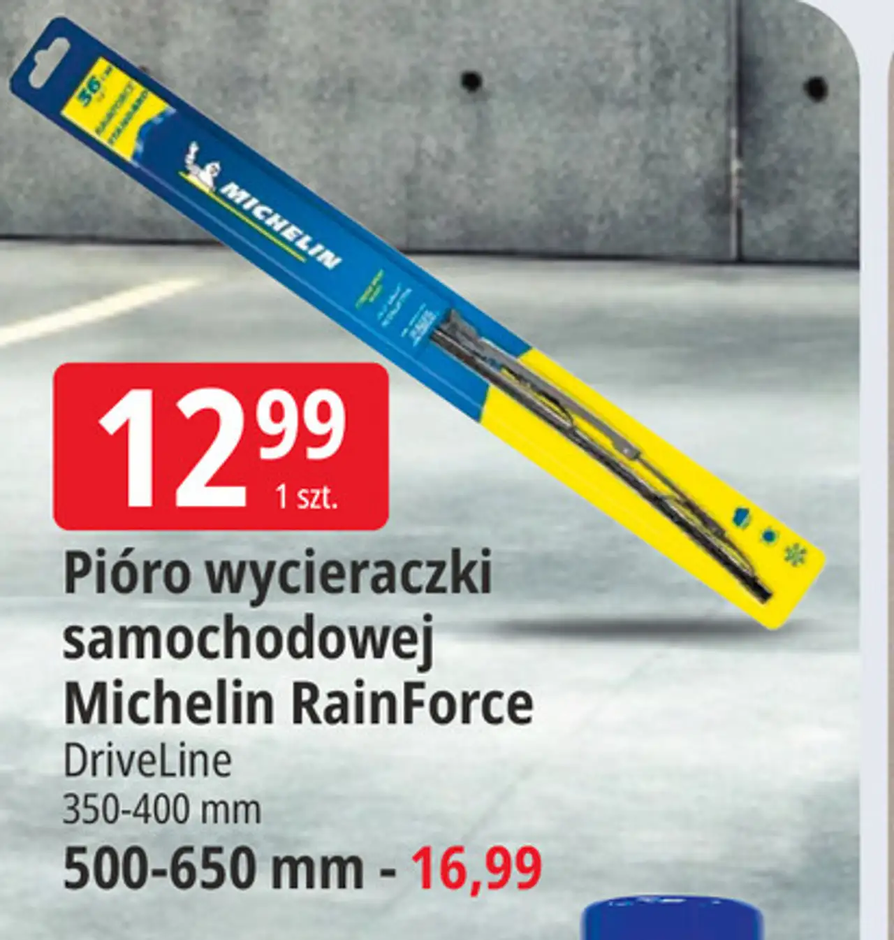 Pióro wycieraczki samochodowej Michelin RainForce