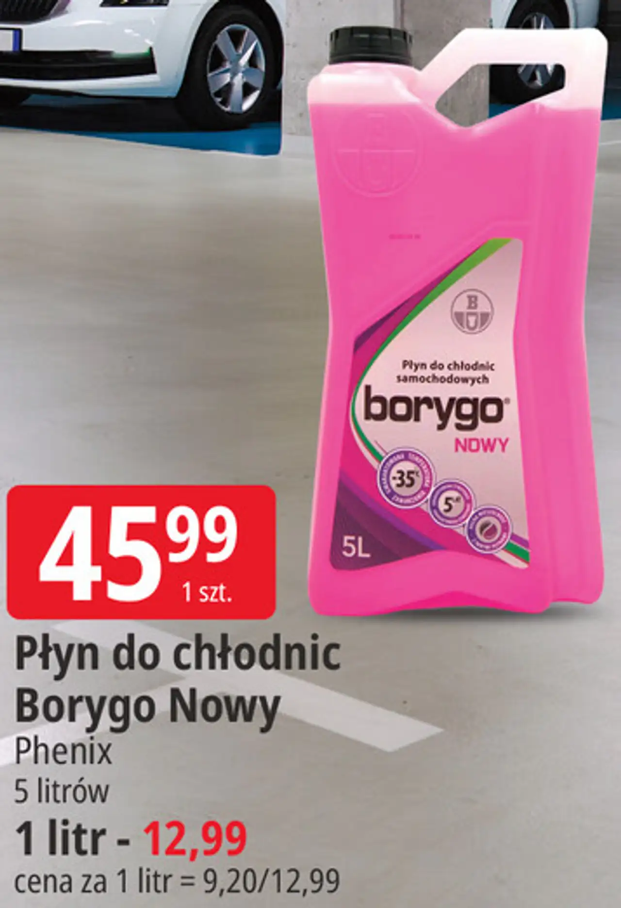 Płyn do chłodnic Borygo Nowy