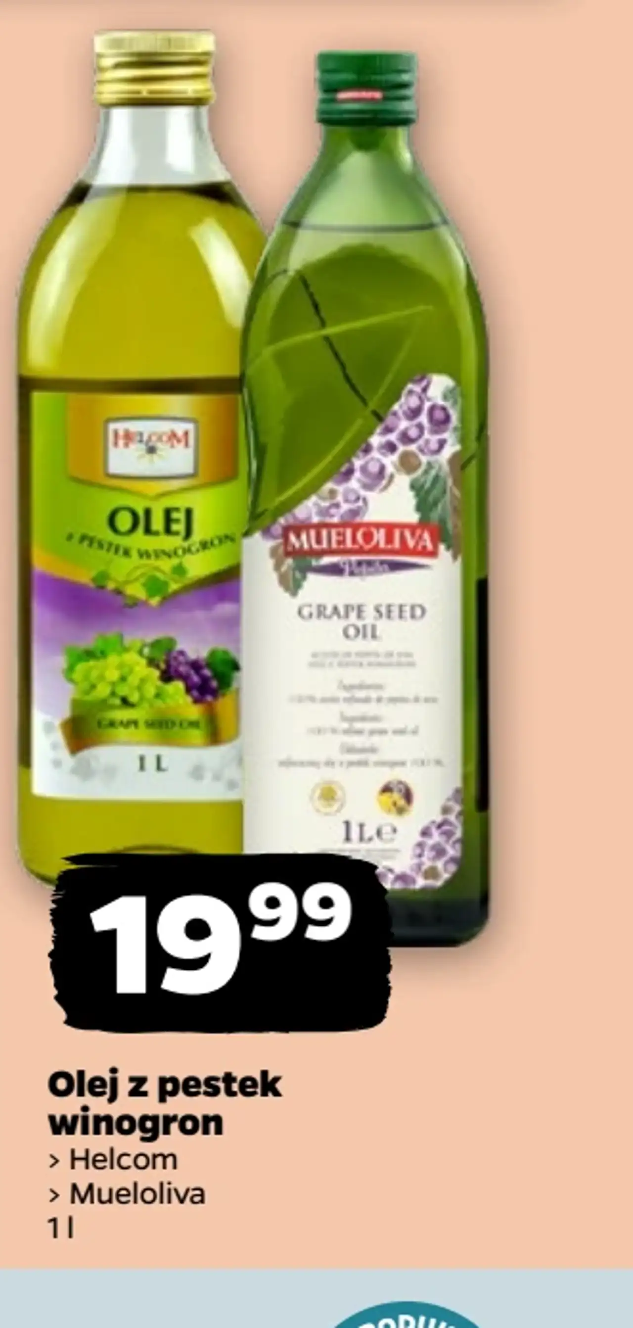 Olej z pestek winogron Helcom / Mueloliva