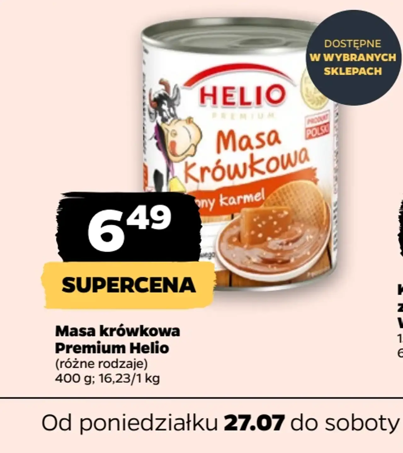 Masa krówkowa Premium Helio