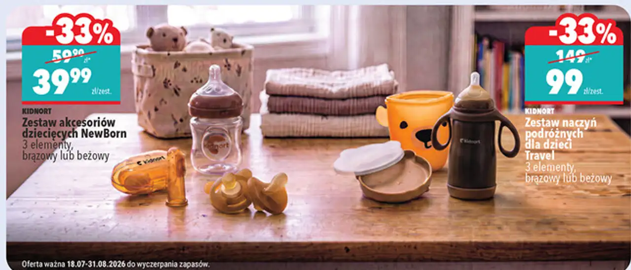 Kidnort Zestaw akcesoriów dziecięcych NewBorn / Zestaw naczyń podróżnych dla dzieci Travel