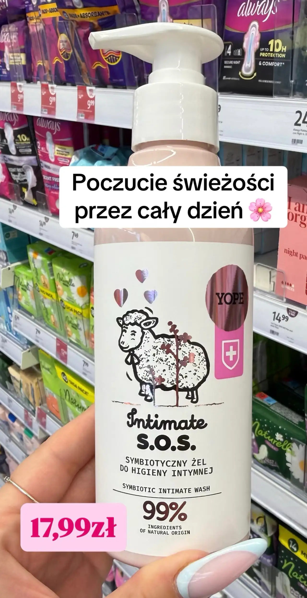 YOPE Intimate S.O.S. Symbiotyczny żel do higieny intymnej