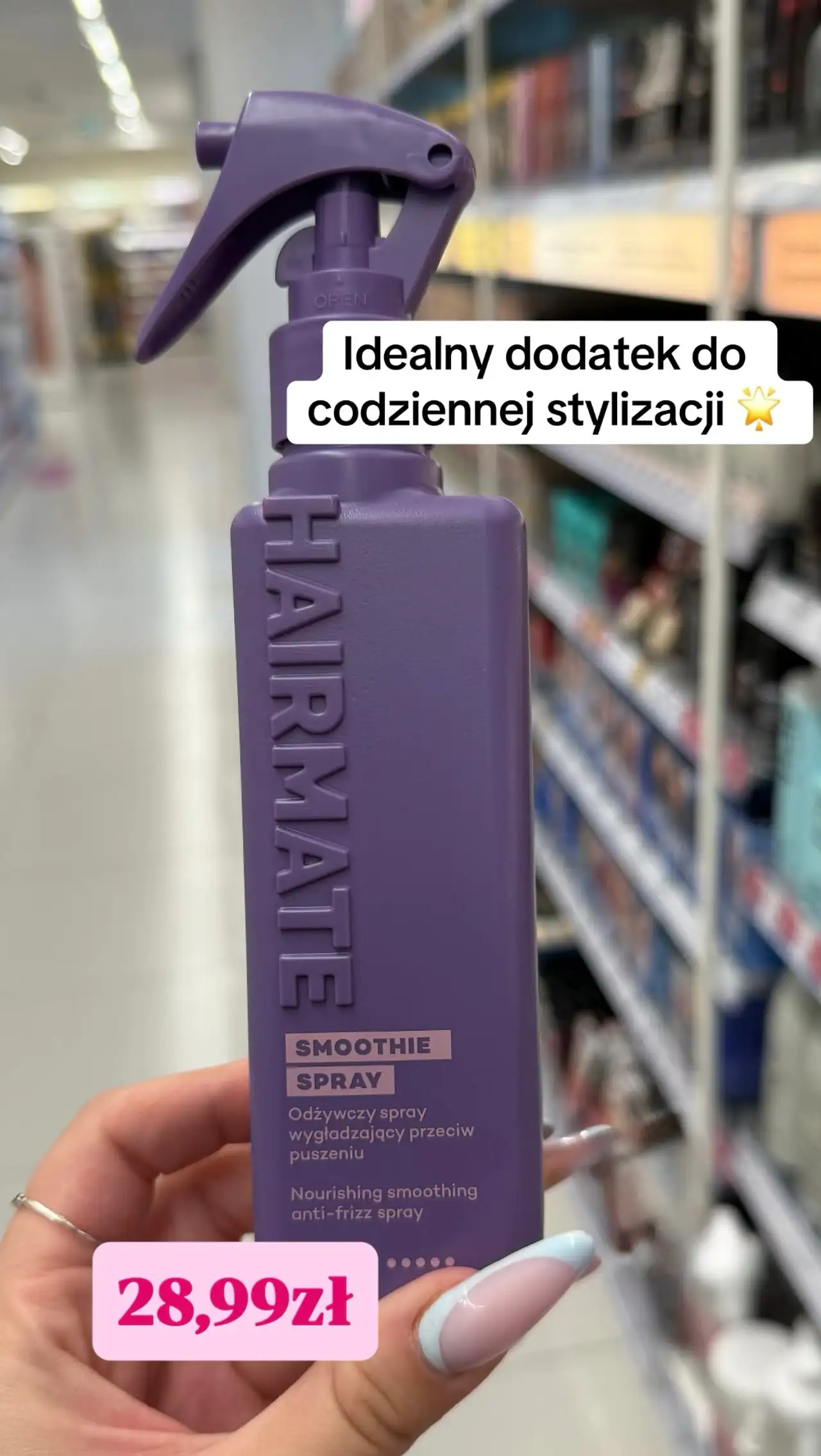 Hairmate Smoothie Spray Odżywczy spray wygładzający przeciw puszeniu