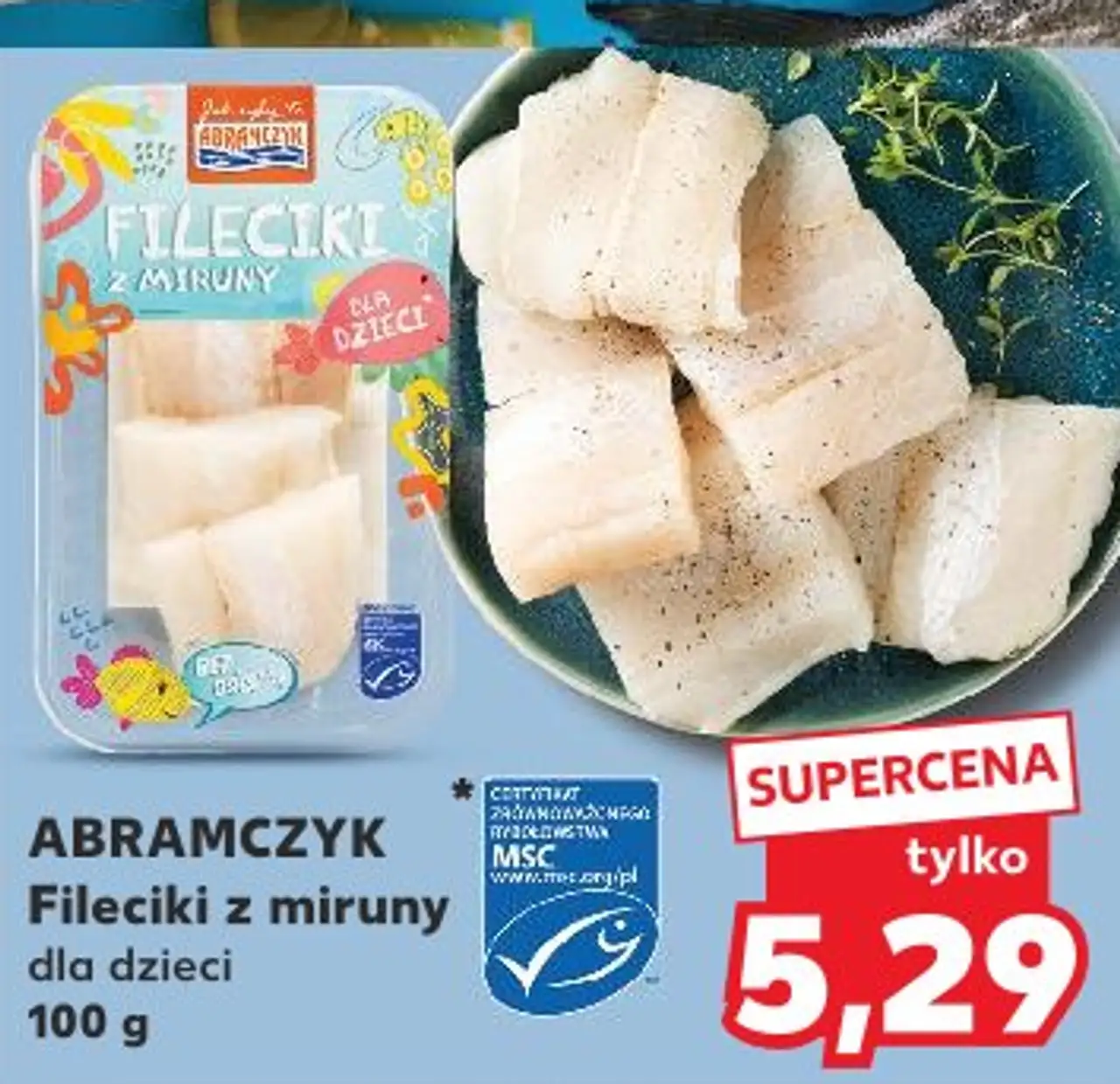 ABRAMCZYK Fileciki z miruny dla dzieci